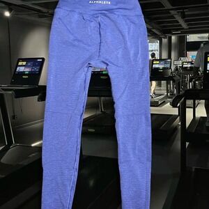 Blue Alphalete High Waisted Leggings